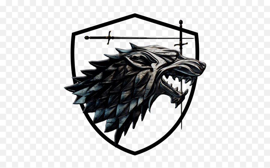 House Stark - Game Of Thrones House Stark Logo Png,House Stark Png