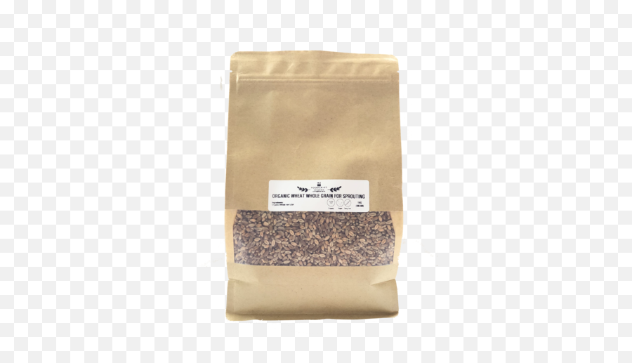 Organic Wheat Whole Grain For Sprouting 1kg - Paper Bag Png,Wheat Transparent