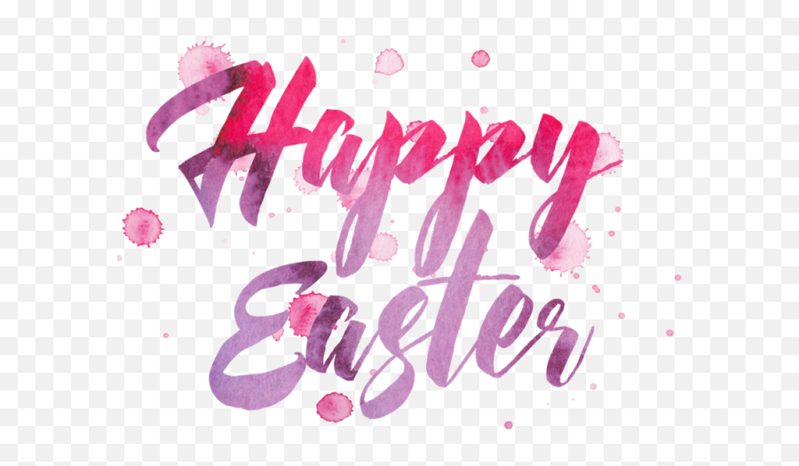 Download Free Png Happy Easter Pink - Calligraphy,Happy Easter Png