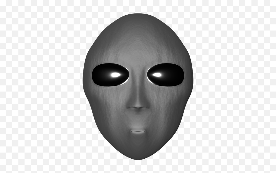 Alien Head Sci Fi - Face Mask Png,Alien Head Png