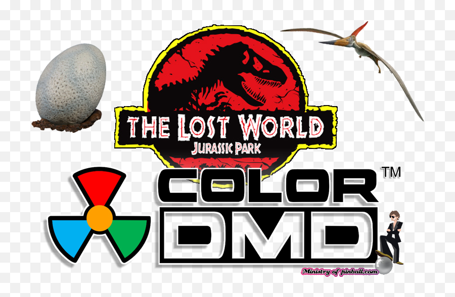 The Lost World Jurassic Park Colordmd - Jurassic Park Full Clip Art Png,Jurassic Park Png
