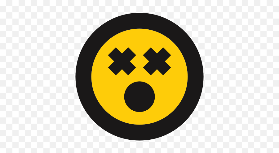 Cross Eyed Dead Emoji Shocked Icon - Circle Png,Shocked Emoji Transparent