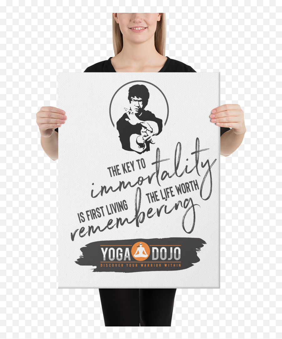 Bruce Lee Canvas Art - Girl Png,Bruce Lee Logo