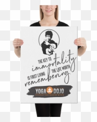 Bruce Lee Canvas Art - Girl Png,Bruce Lee Logo