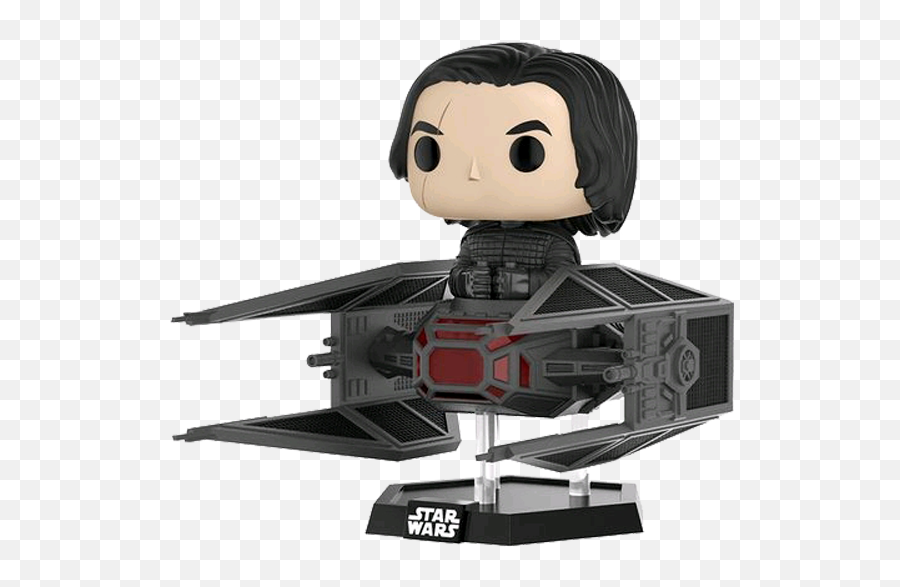 Star Wars The Last Jedi - Kylo Ren With Tie Fighter Pop Deluxe Figurine Pop Star Wars Png,Tie Fighter Png