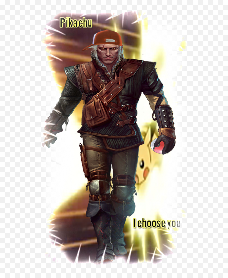 Geralt Becomes A Pokemaster Image - Witcher 2 Alternate Action Figure Png,Geralt Png