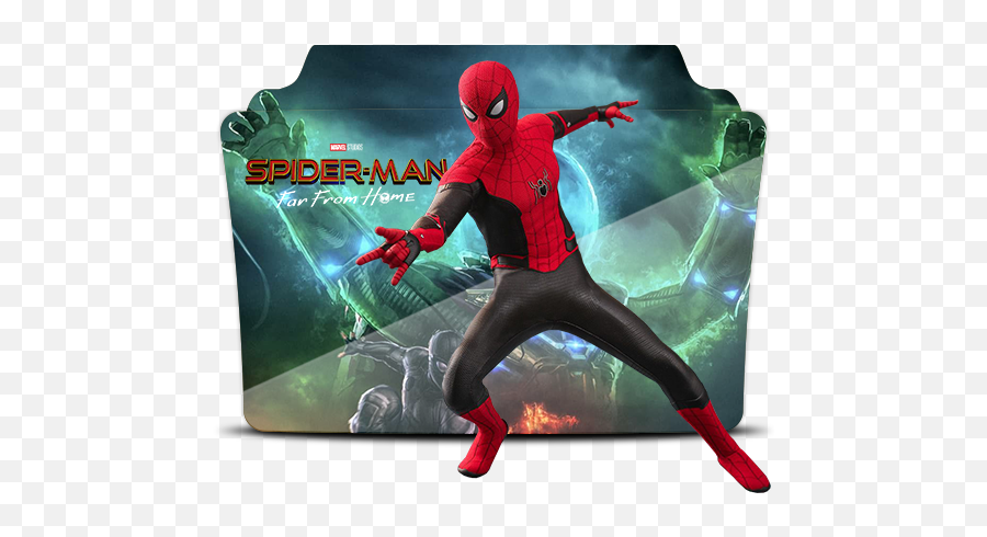 Spiderman Far From Home - Designbust Spider Man Far From Home Folder Icon Png,Spiderman Transparent Background