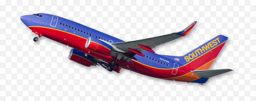 Southwest Airplane Clipart 2413113 - Png Images Pngio Transparent Southwest Airplane Png,Plane Clipart Png
