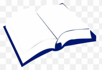 Download Clip Art Royalty Free Book Silhouette - Open Blue Clipart Png