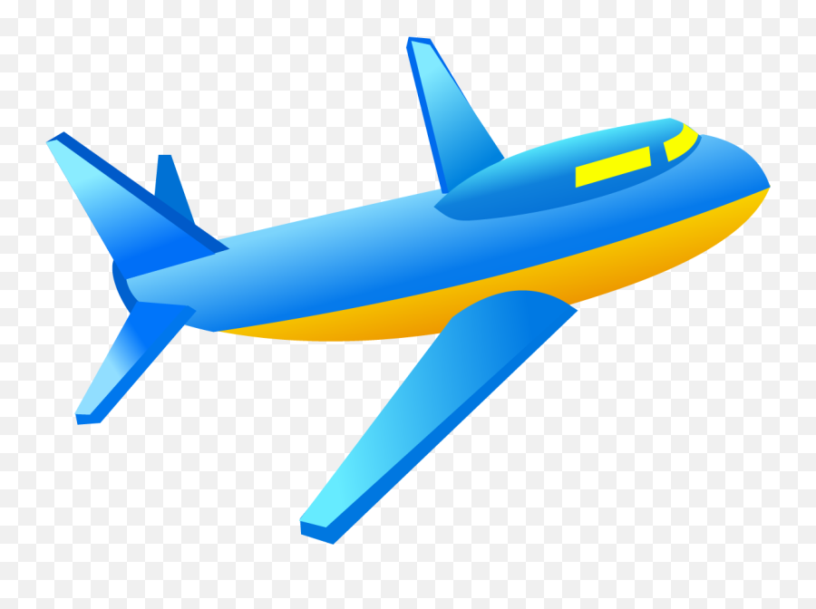 Download Airplane Aircraft Icon - Avion Animado Png Blue Aeroplane Clip Art,Airplane Icon Png