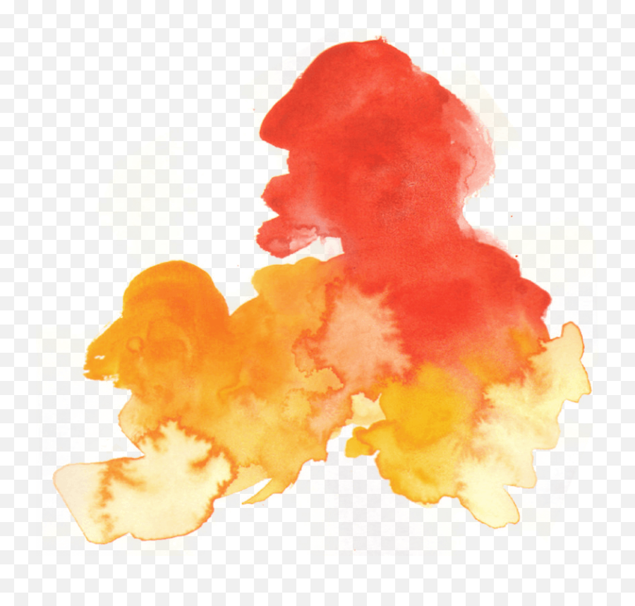 Red Watercolor Png - Orange And Red Watercolor Png Watercolour Orange And Red,Watercolor Splash Png