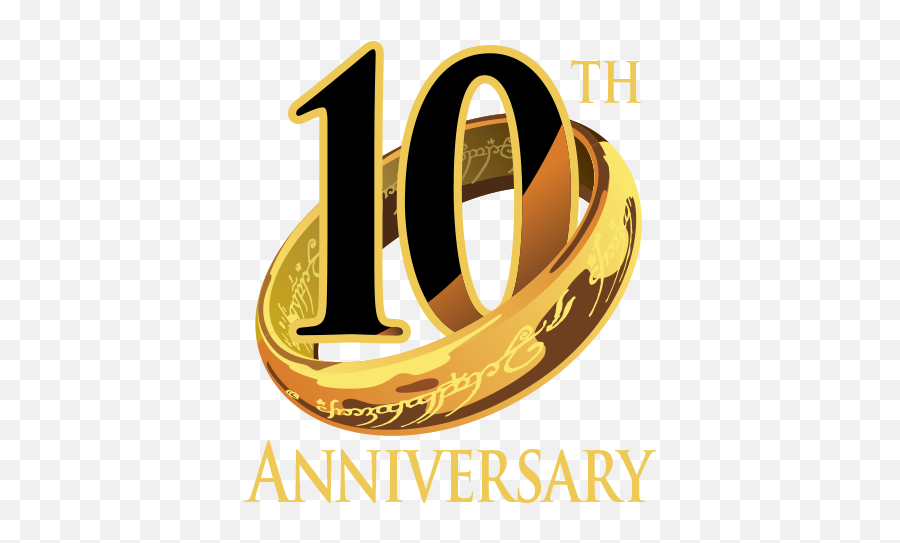 10th Anniversary Celebrations - 10th Wedding Anniversary Logo Png,Anniversary Logo