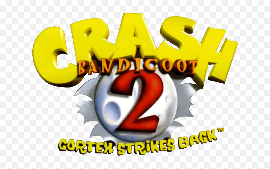 Fichiercrash Bandicoot 2 Eur Logopng U2014 Wikipédia - Crash Bandicoot 2 Cortex Strikes Back Logo,Crash Bandicoot Png