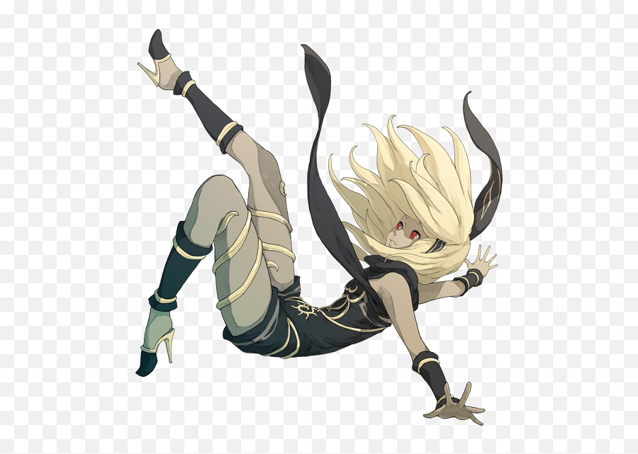 Gravity Rush Fallen Transparent Png - Gravity Rush Kat Falling,Gravity Png