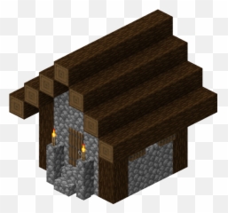 Taiga Small House 3 - Blueprint Villager House Minecraft Png,Small House Png