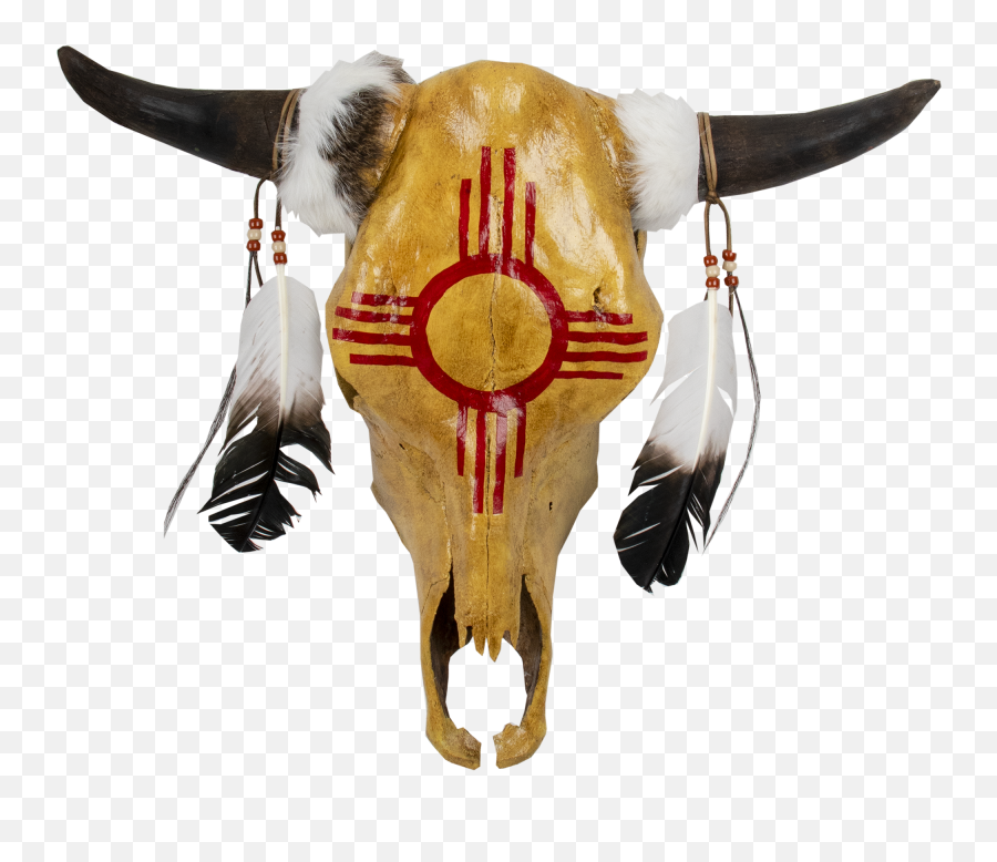 Painted Cow Skulls Transparent - Native American Painted Deer Skulls Png,Cow Skull Png