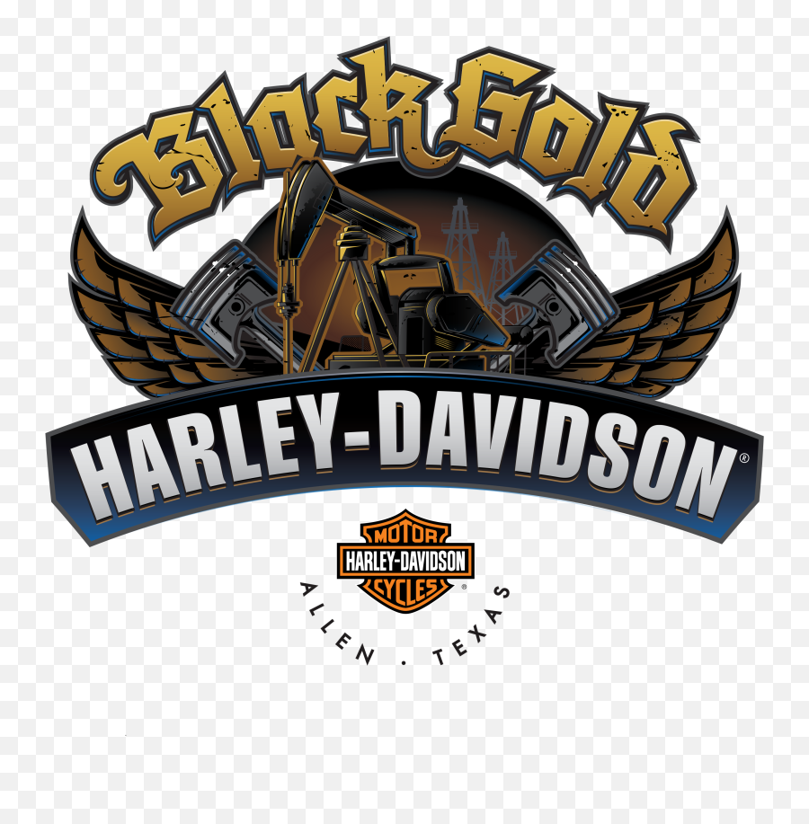 Homepage - Black Gold Harley Davidson Png,Harley Davison Logo