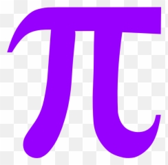 Purple Pi Symbol Clip Art Free Image - png