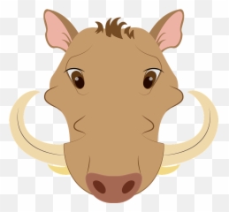 Warthog Face Clipart - Big Png,Warthog Png