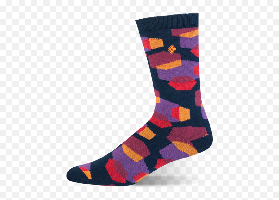 Blue Purple Red Orange Geo Sock - For Teen Png,Lava Lamp Png