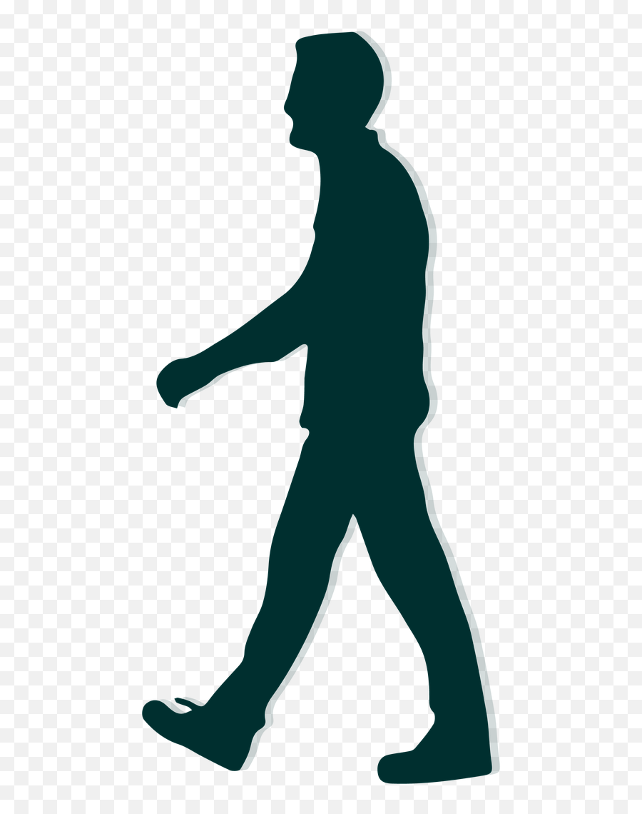 Person Walking Silhouette - Transparent Walking Man Gif Png,Person Walking Silhouette Png