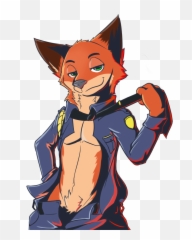 Download Hd Tiger Nick Wilde Lt - Zootopia png