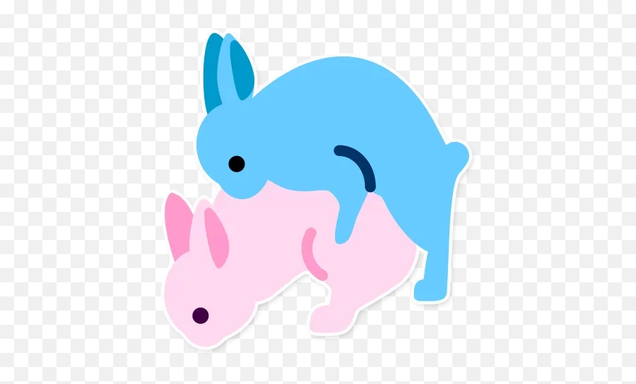 Download Emoticon Smiley Domestic Rabbit Whatsapp Emoji Icon - Soft Png,Whatsapp Blue Icon Free Download