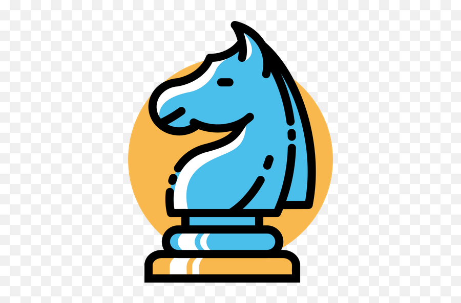 Free Strategy Icon Of Colored Outline Style - Available In Clipart Knight Chess Png,Icon For Strategy