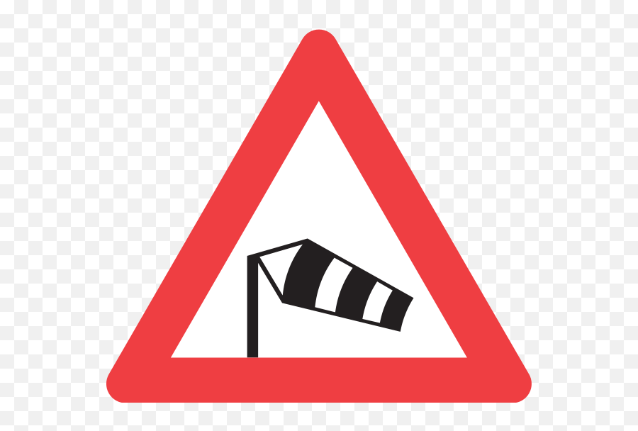 Wind Warning Traffic Sign Logo Download - Logo Icon Warning High Winds Symbol Png,Warning Icon Png