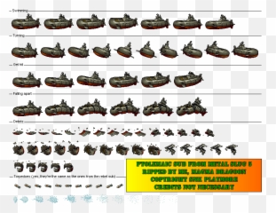 Metal Slug Sprite Png Hd Download - Sprites Enemy