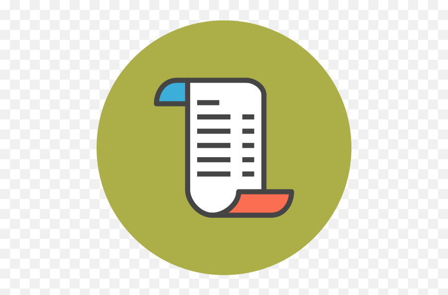 Receipt Document Invoice Free Icon Of - Vertical Png,Document Icon Flat