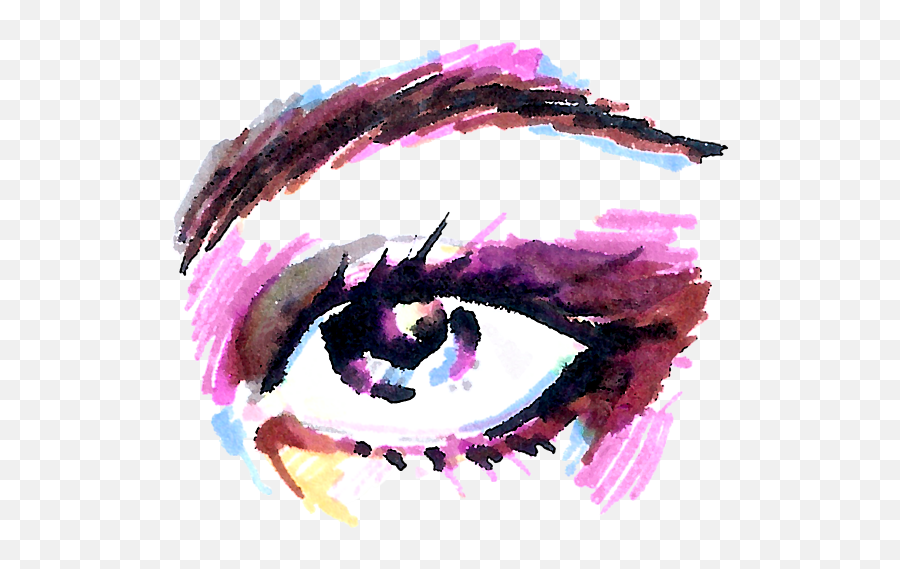 Eye Drawing Iphone X Case - Girly Png,Galaxy S4 Eye Icon