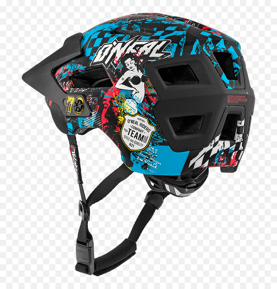 Defender Helmet Wild Multi - O Neal Defender Helmet Png,Icon Speedmetal Helmet
