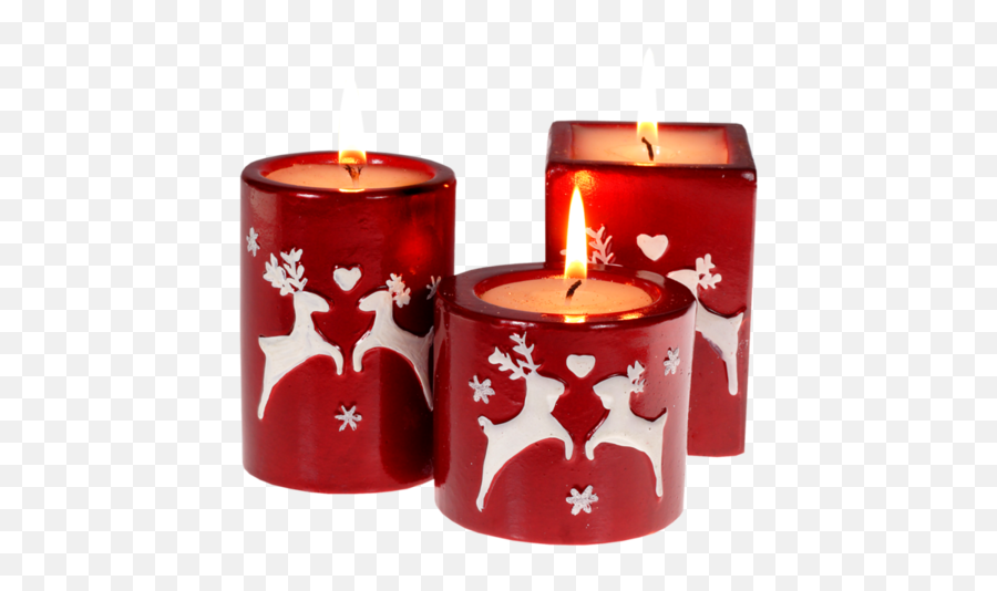 Red And White Christmas Candles Png - Adventsgrüße 3 Advent 2019,Christmas Candle Png