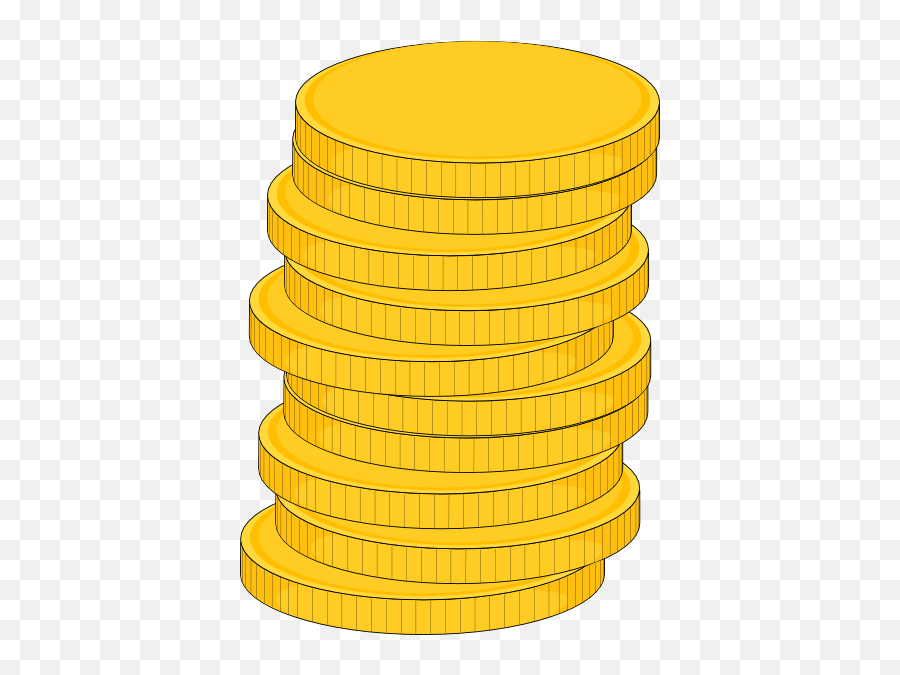 Stack Of Coins Clip Art - Vector Clip Art Stack Of Coins Cartoon Png,Pile Of Money Png