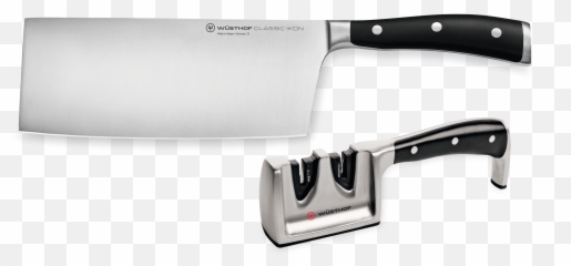 Classic Ikon - Wusthof Classic Ikon Chinese Knife 7 Black Png,Chef Knife Icon