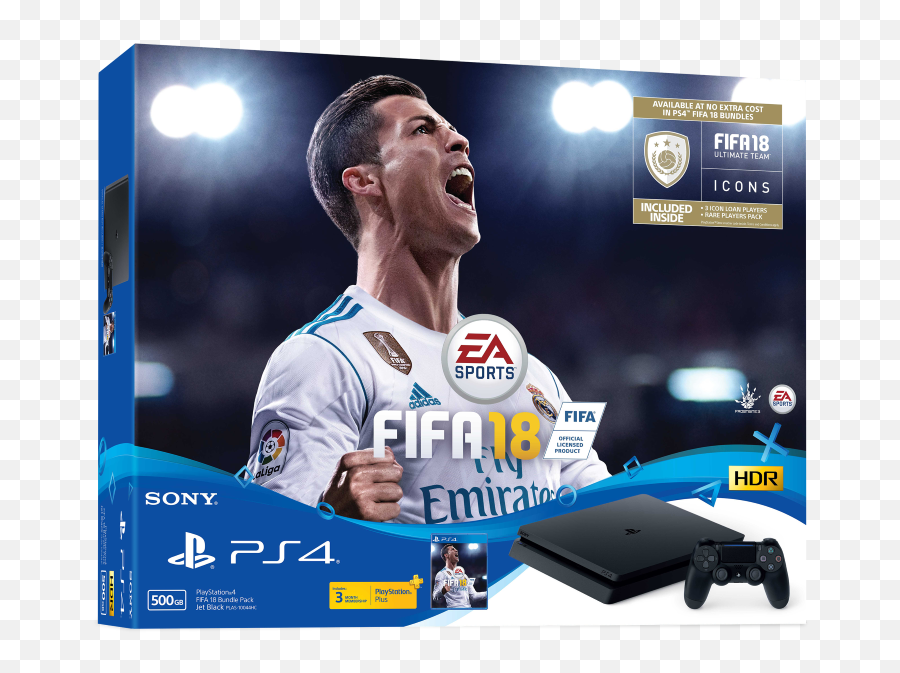 Sony To Launch Playstation 4 Fifa 18 Bundle Pack Fut Rare - Playstation 4 Slim 1tb Fifa 18 Png,Playstation 4 Icon Png