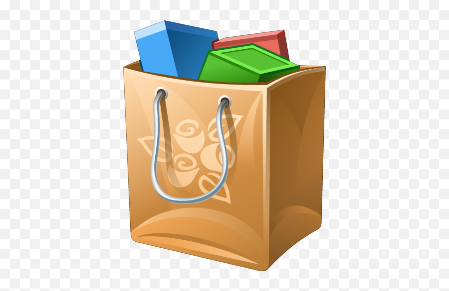 Shopping Bag Icon Png - Packet,Shopping Bags Icon