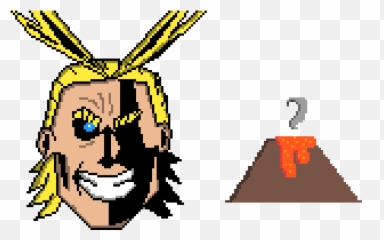 Pixilart - My Hero Academia All Might By Superduper Cartoon Png,All Might Png