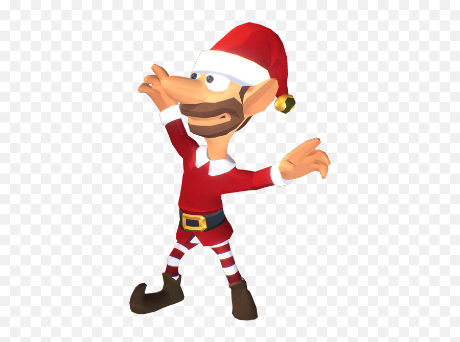 Low Poly Santau0027s Elves 3d Models - Santa Claus Png,Ape Escape Ps4 Icon