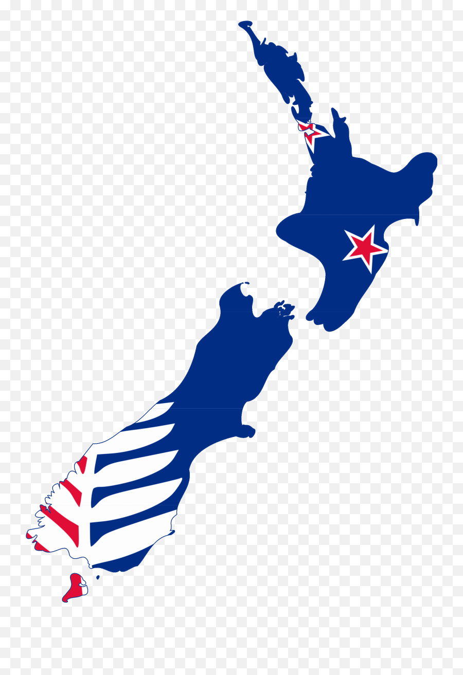 New Zealand Map Transparent Png - New Zealand Map Stewart Island,New Zealand Png