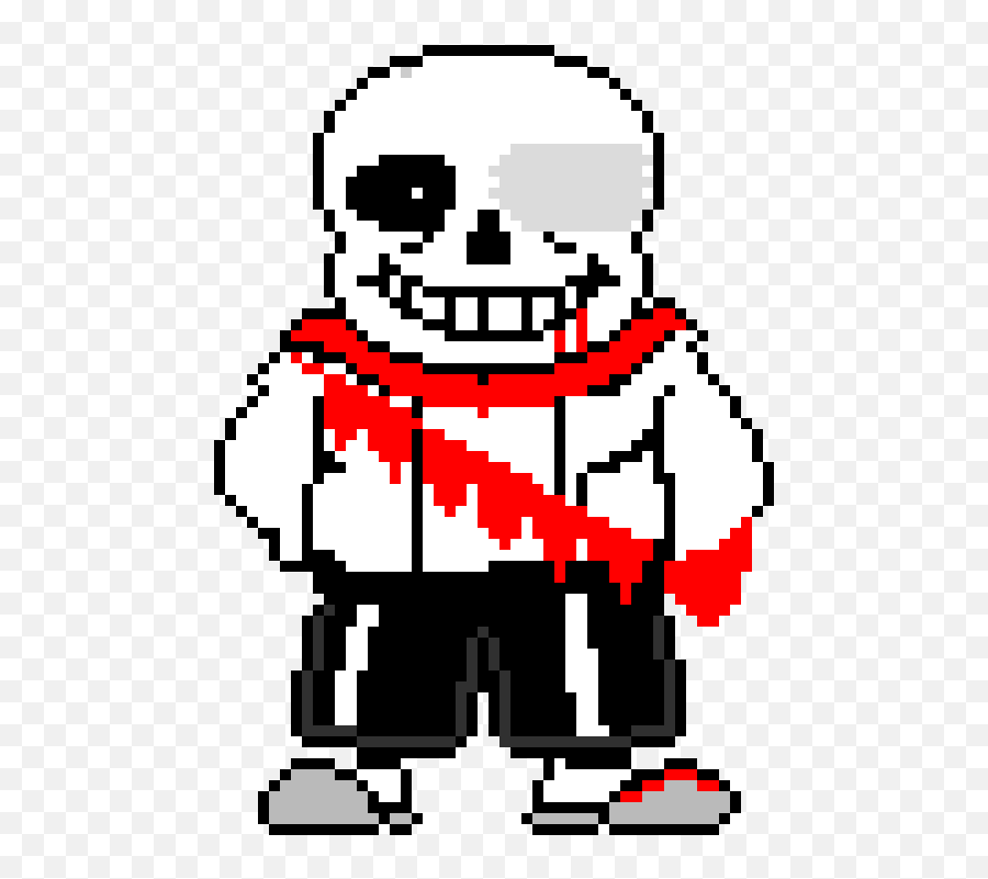 Geno Sans Pixel Art Maker - Pixel Art Minecraft Sans Png,Geno Png