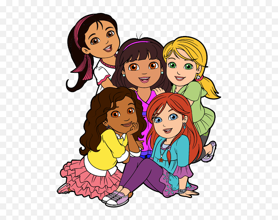 Friends Clip Library Png Files - Friendship Images Hd For Girls,Dora Png