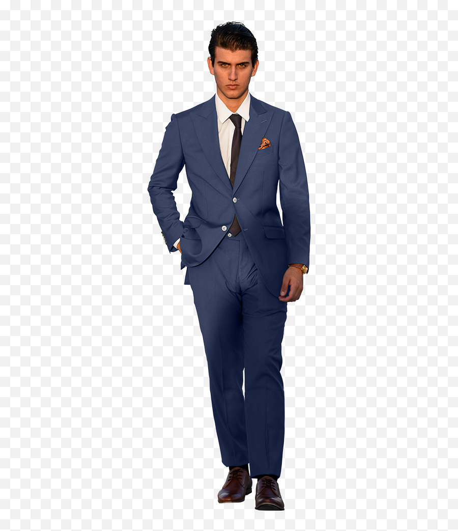 Man In A Suit Png - The Regal Navy Suit Pochette Abito Tuxedo,Man In Suit Transparent Background