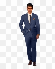 Man In Suit Png - The Regal Navy Suit Pochette Abito Tuxedo