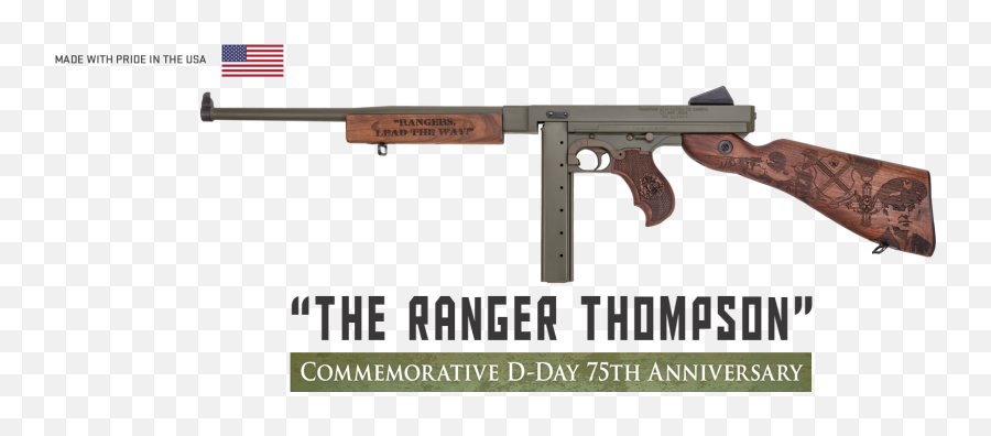 Ranger Thompson - Autoordnance Original Manufacturer Of M1 Carbine Png,Tommy Gun Png