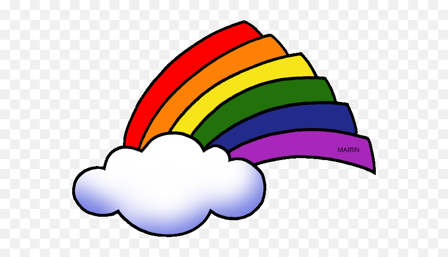 Rainbow Clipart With No Background Panda - Free Cloud With Rainbow Clipart Png,Rainbow Clipart Transparent Background