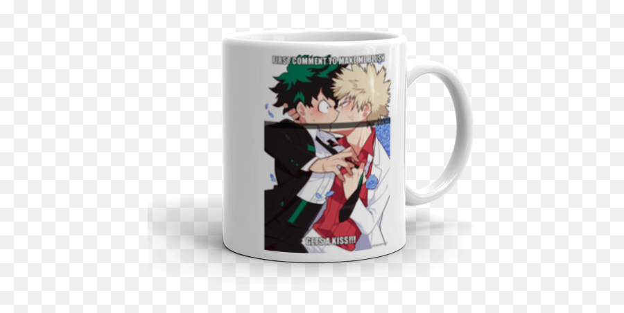 First Comment To Make Me Blush Gets A Kiss - Mha Kiss Bakudeku Cosplay Png,Anime Blush Png