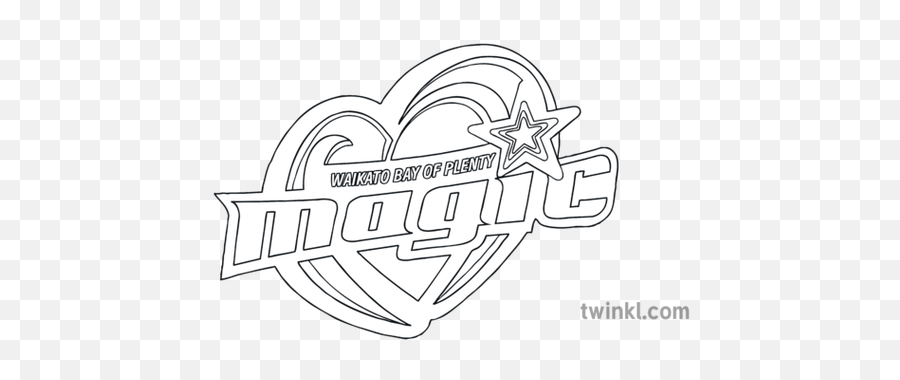 Waikato Bay Of Plenty Magic Logo Illustration - Twinkl Line Art Png,Magic Logo Png