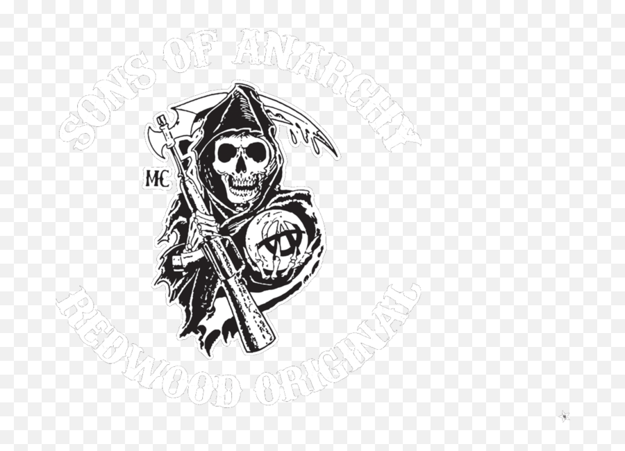 Sons Of Anarchy Reaper Logo Png Image - Son Of Anarchy Logo Png,Anarchy Logo